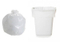 HDPE白色C折塑料垃圾桶